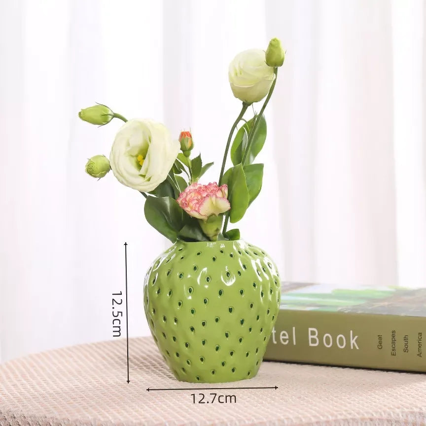 Creative Strawberry Resin Vase - DSARD