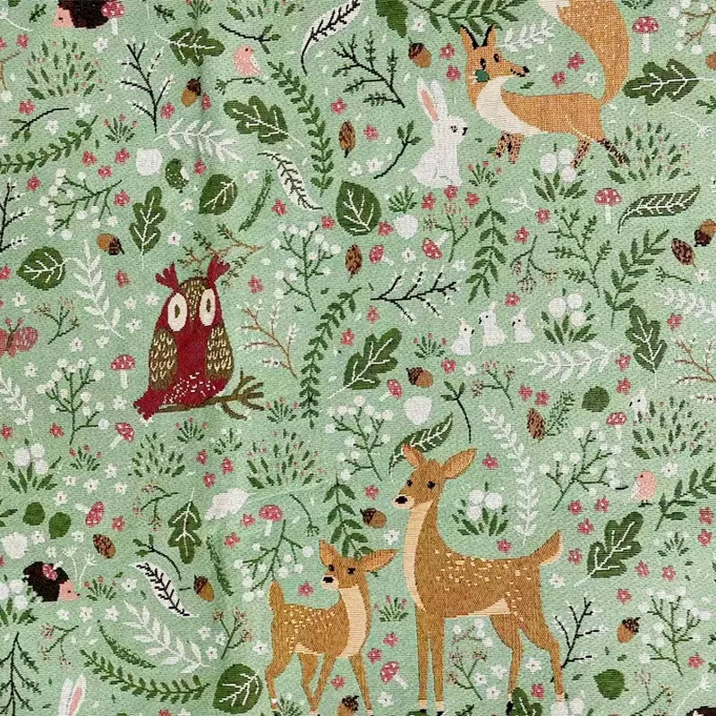 Floral French Yarn-Dyed Jacquard Fabric – 59″x39″ Decorative Craft Cloth