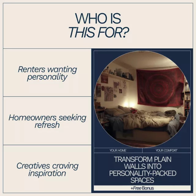 Transform Plain Walls into Personality-Packed Spaces | Ebook Guide on how to add personality to plain walls | Wall Décor & Design Inspiration
