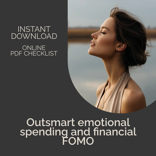 Bye FOMO, Hello Clarity! Financial Checklist | Digital Download | Behavioral Finance Tool for Smarter Money Mindset, Intentional Investing & Spending Habits | Printable PDF