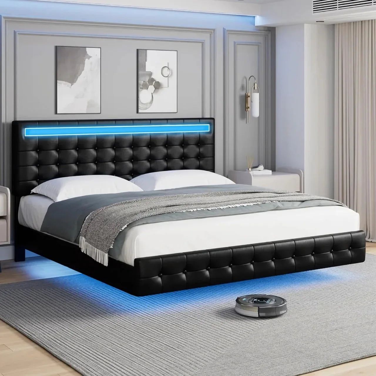 Bed with LED Lights - DSARD - DSARD