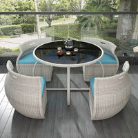 DSARD Elegant Modern Outdoor Rattan Furniture Set