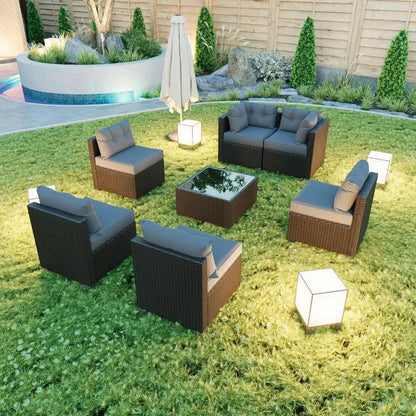 DSARD 7-Piece Outdoor Patio Sofa Set