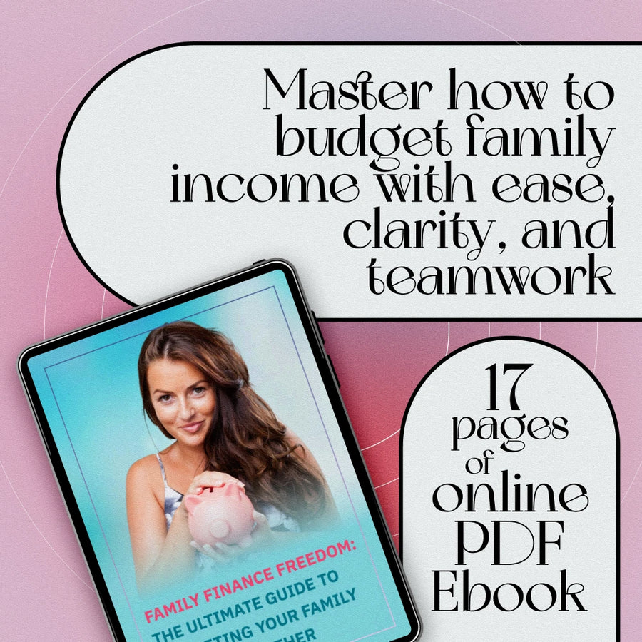 Family Finance Freedom: The Ultimate Guide to Budgeting Your Family Income Together | Budget Planner eBook | How to Budget Family Income