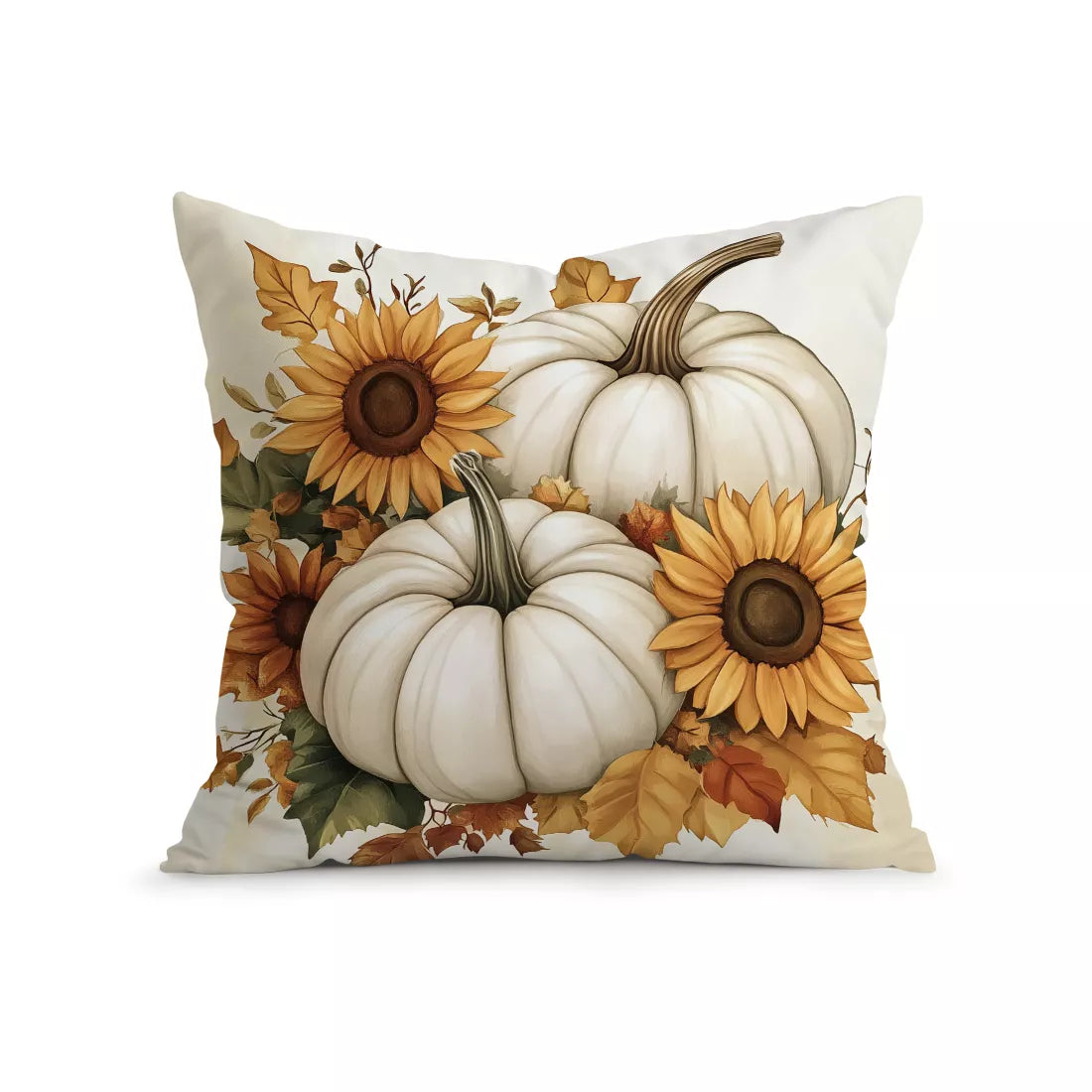 Retro Autumn Harvest Cushion Cover – Cozy Fall-Inspired Home Décor Pillowcase