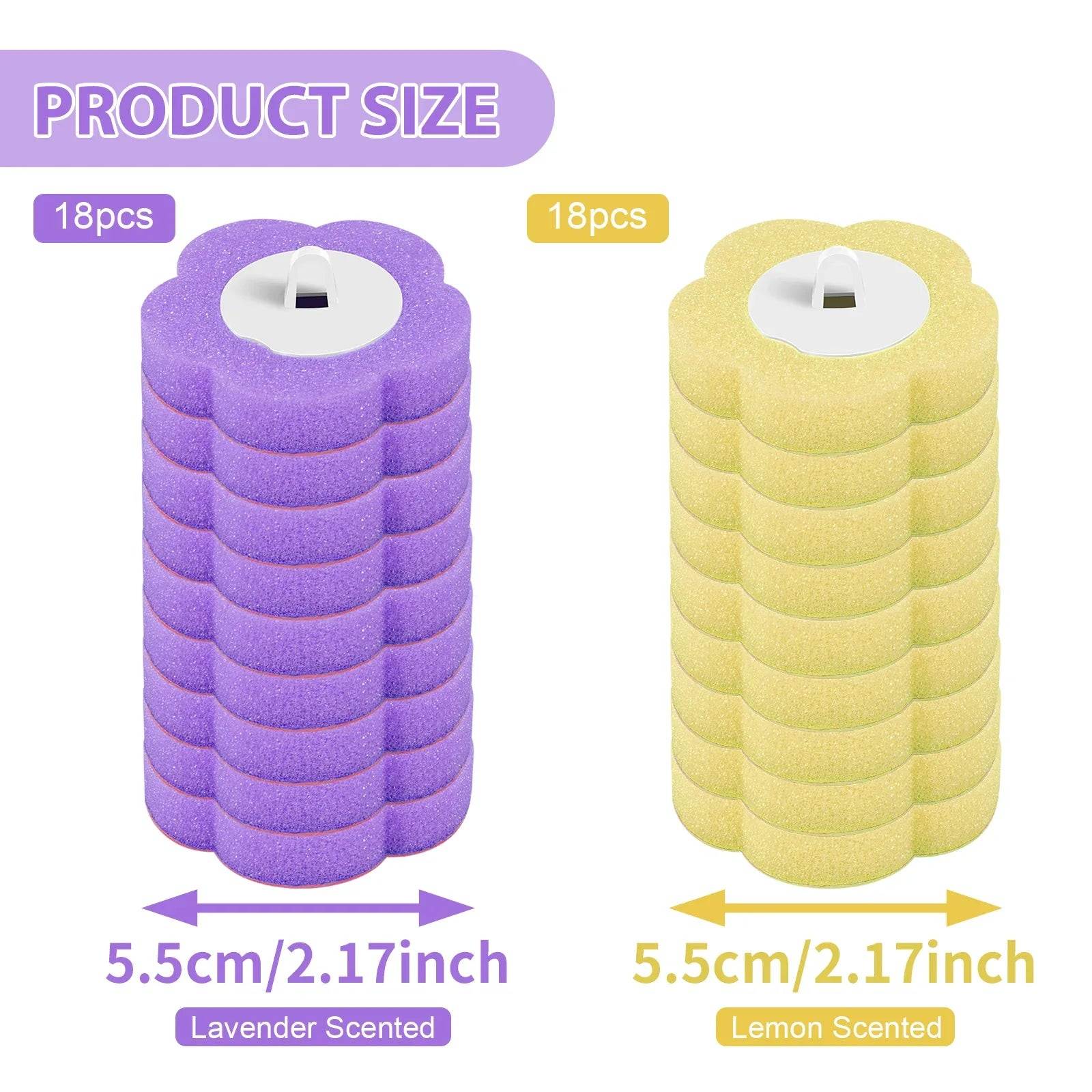 Disposable Toilet Bowl Cleaning Wand Kit – Practical Toilet Brush with Replaceable Heads - DSARD