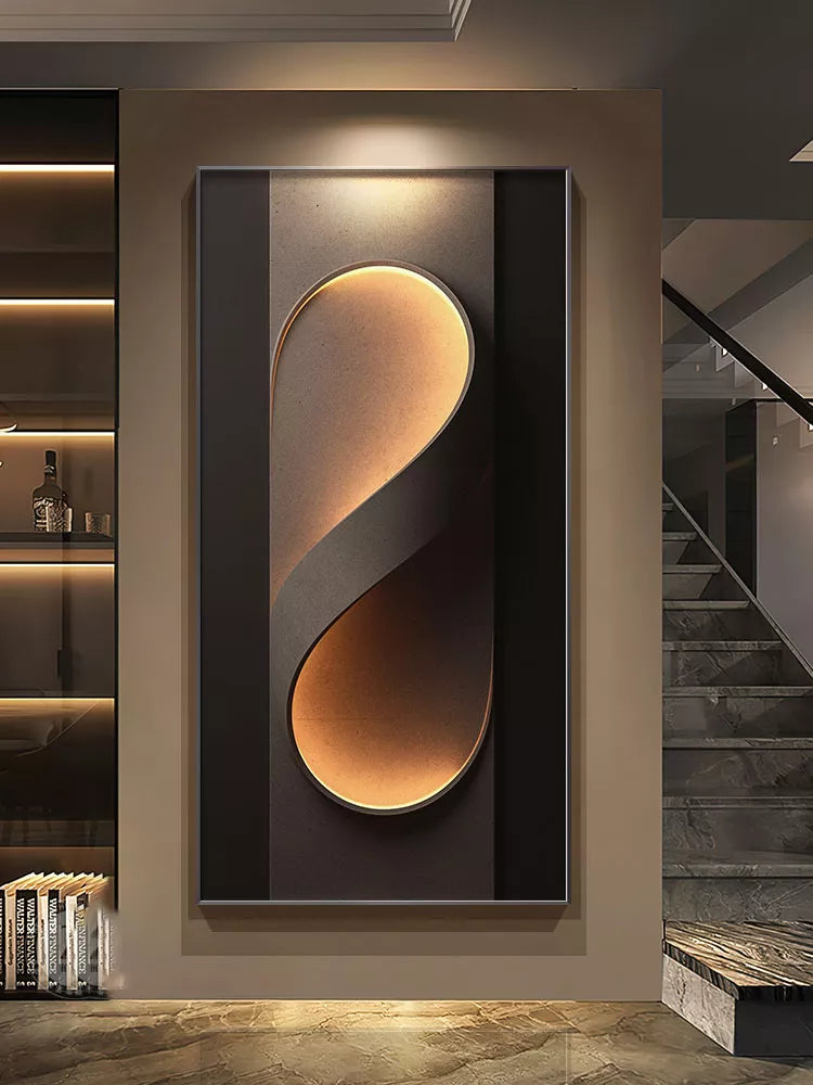 Modern Crystal Porcelain LED Wall Light with Remote Dimming