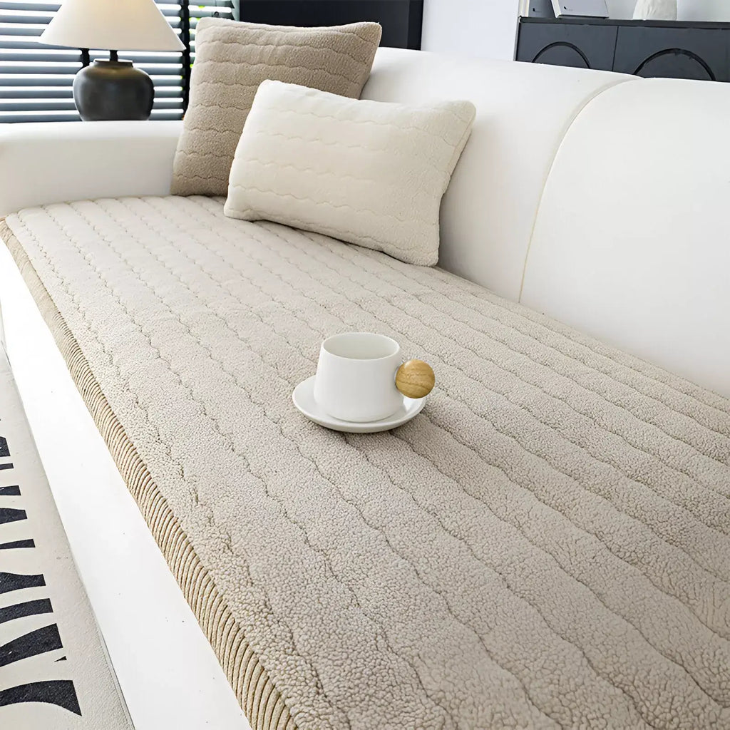 Thick Winter Sofa Cover – Warm, Anti-Slip & Dirt-Resistant Couch Protector