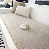 Thick Winter Sofa Cover – Warm, Anti-Slip & Dirt-Resistant Couch Protector