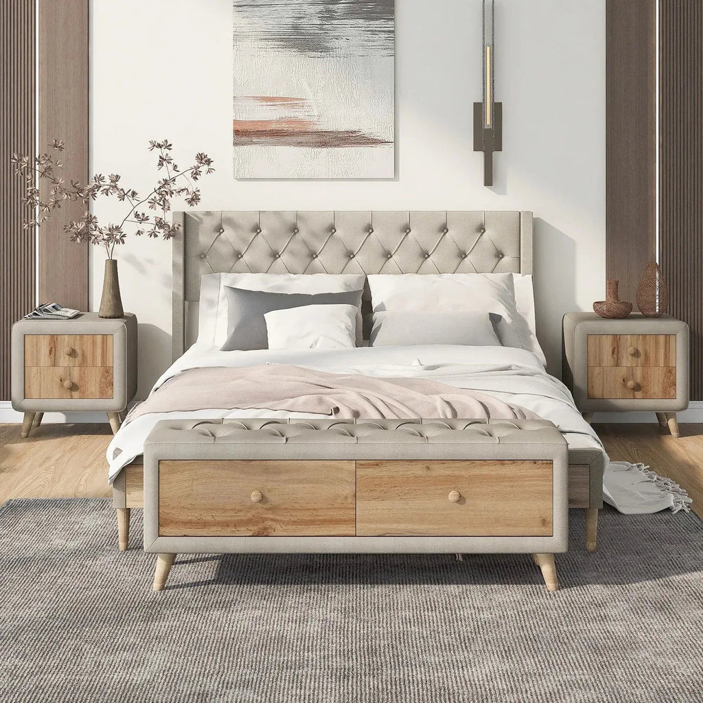 4-Piece Queen Size Bedroom Set - DSARD - DSARD