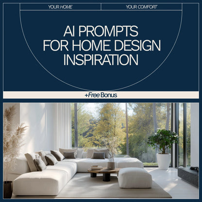 AI Prompts for Home Design Inspiration – Digital Guide for Creative Layouts, Styles & Concepts | ai prompts for home design inspiration