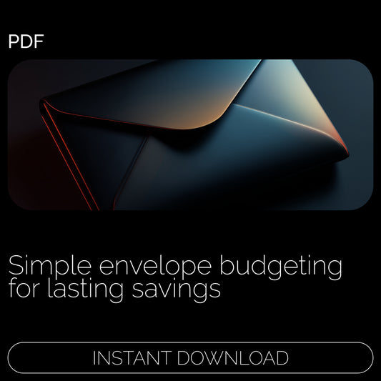 Envelope Your Savings: Smart Money Management | Easy Budgeting Ebook Using Saving Money Envelopes