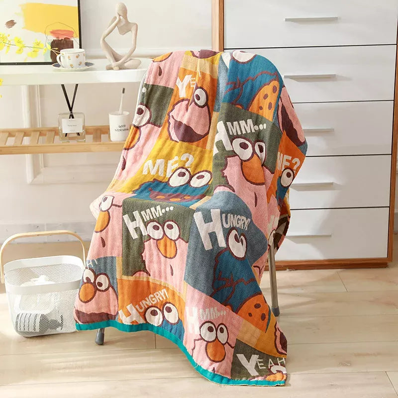 Bohemian Floral Cotton Beach Bath Towel