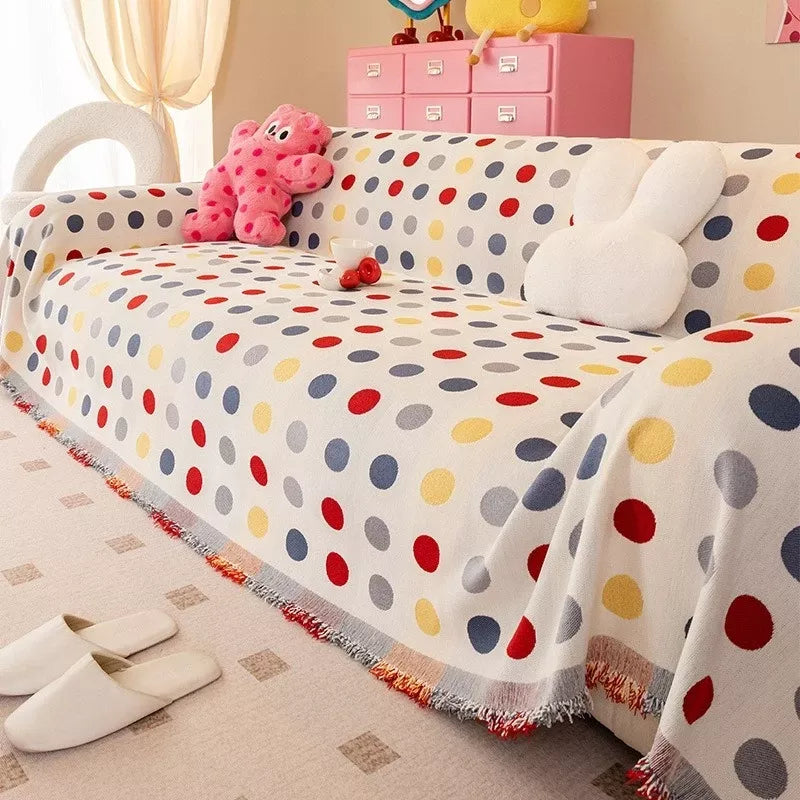 Soft Cartoon Plush Sofa Blanket