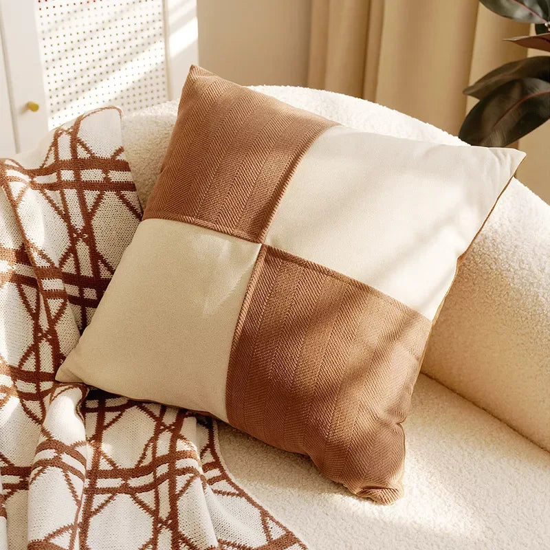 Cream Tassel Throw Pillow Cover 12×20/18×18 Inch – Boho Decorative Cushion - DSARD