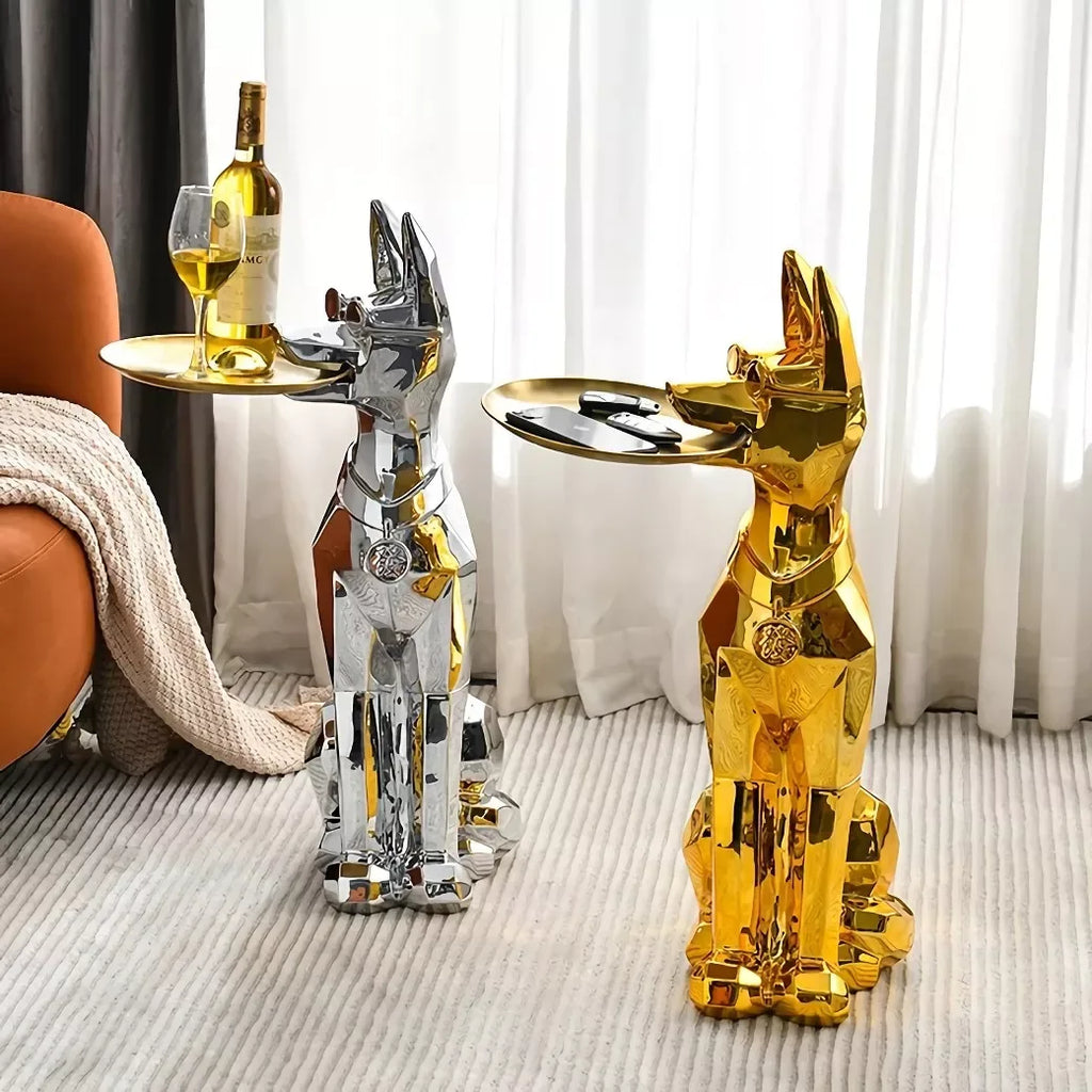 Elegant Doberman Dog Floor Statue - DSARD - DSARD