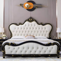 Waterproof Soft Double Bed with Luxury Oak Frame - DSARD