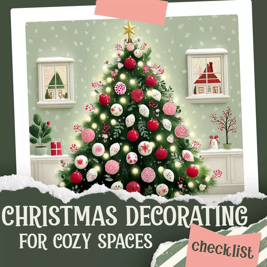 A Christmas Decorating Checklist for Cozy Spaces | Holiday Rental Décor Guide | Printable Christmas Checklist for Small & Cozy Homes - DSARD