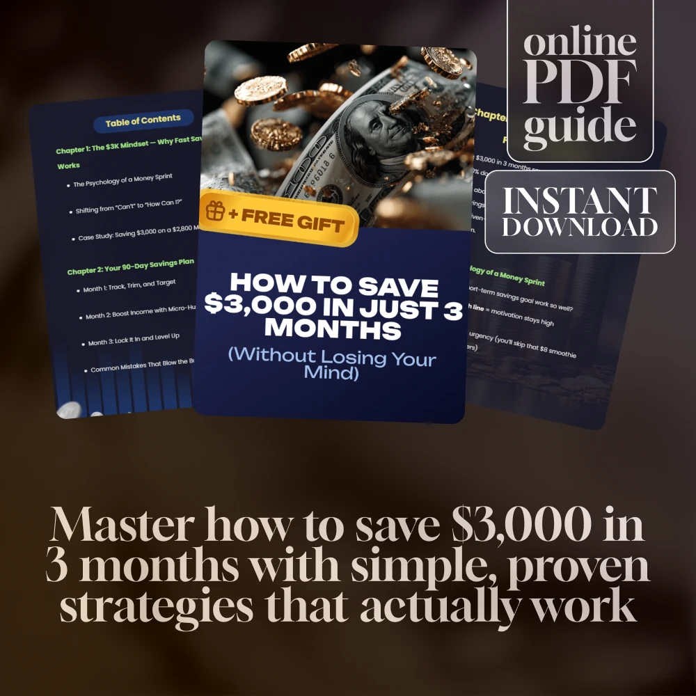 How to Save $3,000 in Just 3 Months (Without Losing Your Mind) | Ultimate 90-Day Savings Guide | How to Save 3000 in 3 Months Plan + Budgeting Tips