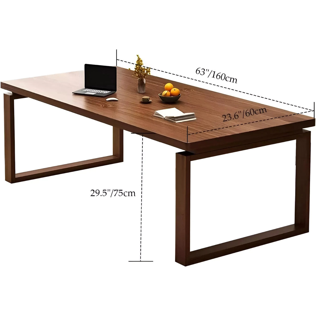63-Inch Extra Long Wooden Desk - DSARD - DSARD