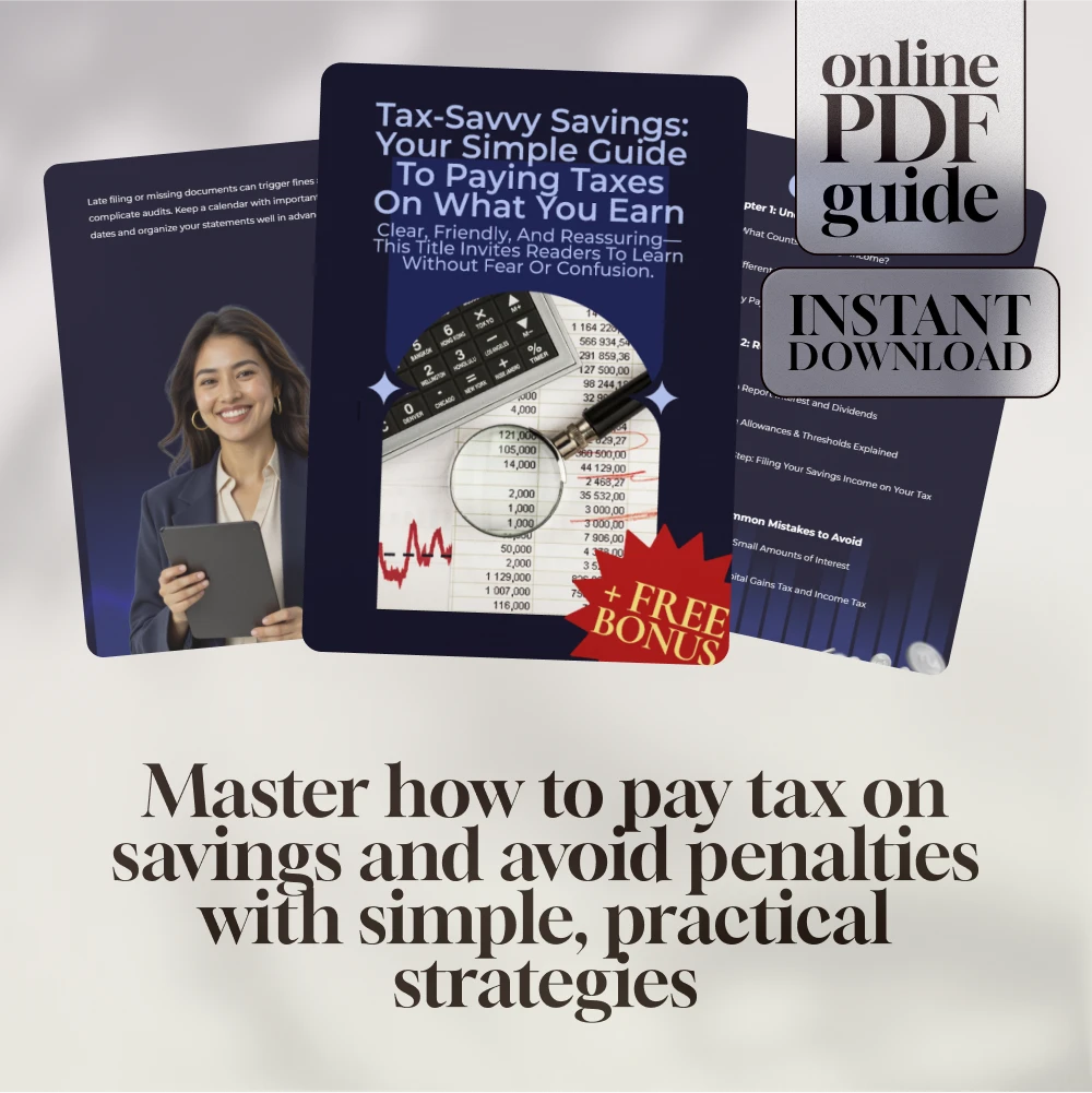 Tax-Savvy Savings: Your Simple Guide to Paying Taxes on What You Earn | Digital Guide | How to Pay Tax on Savings Explained