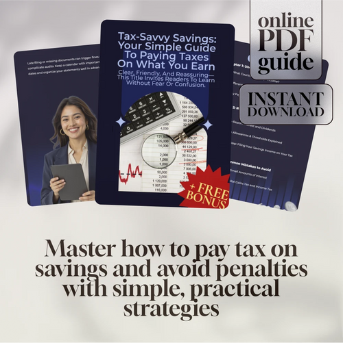 Tax-Savvy Savings: Your Simple Guide to Paying Taxes on What You Earn | Digital Guide | How to Pay Tax on Savings Explained