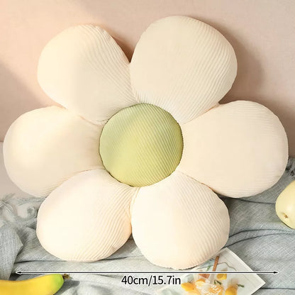 Daisy Seat Cushion Colorful Flowers Pillow Sunflower Pillow Sofa Cushion Office Flower Mat Plush Toy Thanksgiving Christmas Gift