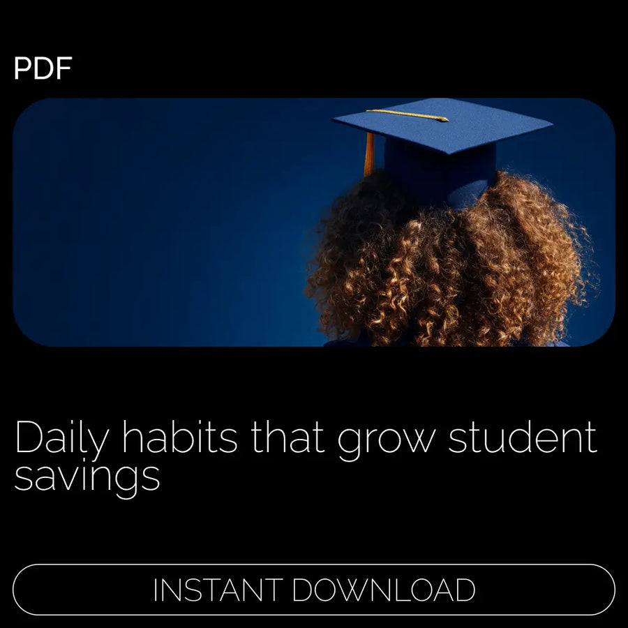 Daily Habits to Keep Student’s Wallet Full – Student Money Guide | How to Save Money Daily as a Student | Budget-Friendly Habits & Smart Tools PDF