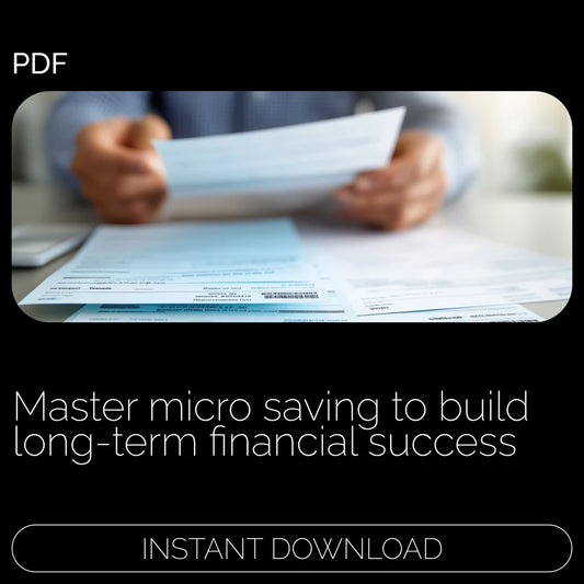Staying On Track with Micro Saving: Your Ultimate eBook Guide to Staying Motivated with Micro Saving
