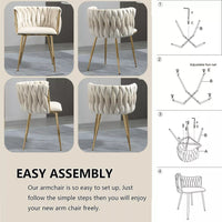 Modern Velvet Dining Chairs Set of 4 - DSARD