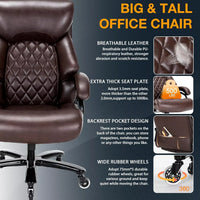 500 LB Capacity High Back Executive Office Chair for Big and Tall Users - DSARD - DSARD