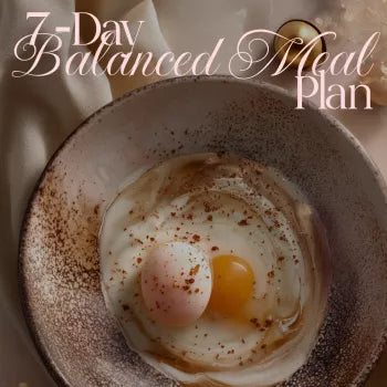 7-Day Balanced Meal Plan Checklist | Digital Download Healthy Eating Guide for Simple Weekly Nutrition