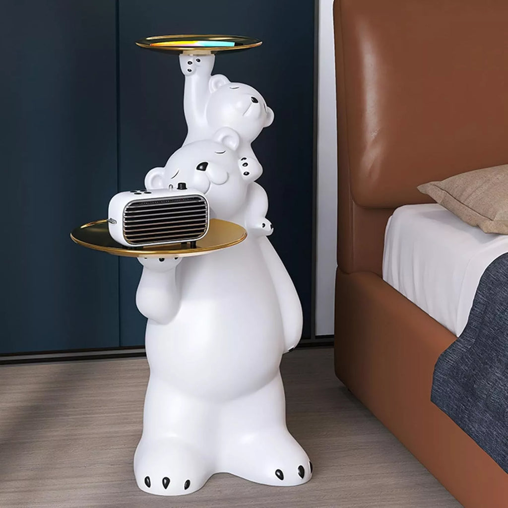 Mother and Son Bear Statue Ornament