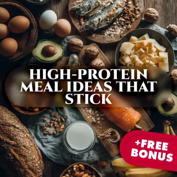 High-Protein Meal Ideas That Stick | Guide for Healthy Eating, Energy Boost, Weight Management, and Muscle Support | Digital Download eBook & Checklist with KEYWORDS