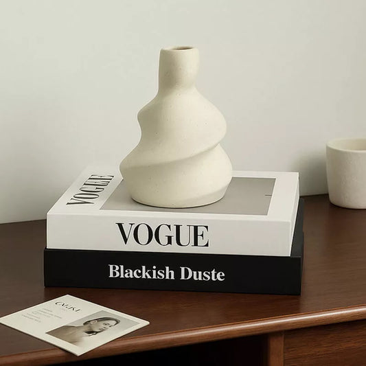 Ice Cream Ceramic Flower Vase for Home Décor