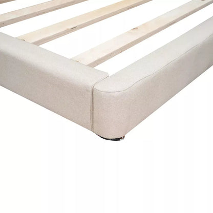 Full Size Upholstered Platform Bed with LED Lights & USB Charging Station - DSARD