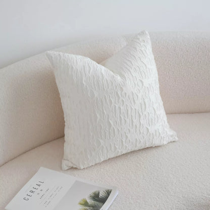 Black & White Hollow Cushion Cover