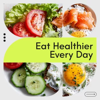 A Practical Guide to Eating Healthier Every Day | Simple How to Eat Healthier at Home Ebook for Busy People