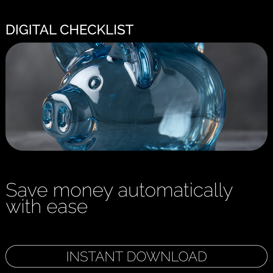 Lazy Finance Made Easy: Effortless Savings Checklist | Simple Guide Using Lazy Finance Savings Methods | Digital Download for Stress-Free Money Automation