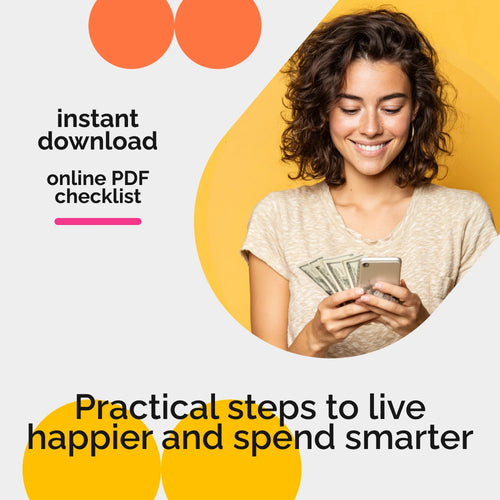 The Live Well, Spend Less Checklist | Printable Money-Saving Planner | Simple Steps to Affordable Living | Digital Download for Smarter Everyday Choices