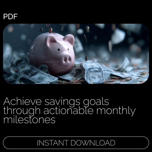 Breaking Your Savings Goal Into Monthly Milestones – eBook Guide to Achieving Your Financial Goals