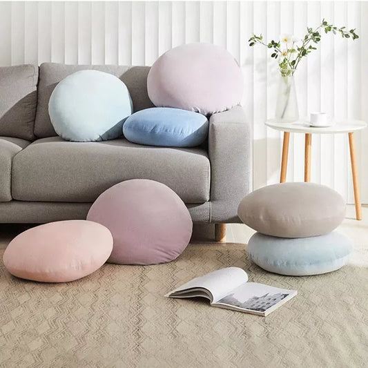 Fluffy Round Solid Color Seat Cushions