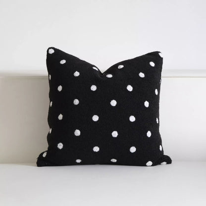 Modern Round Dot Throw Pillow Covers | 18×18 Inch