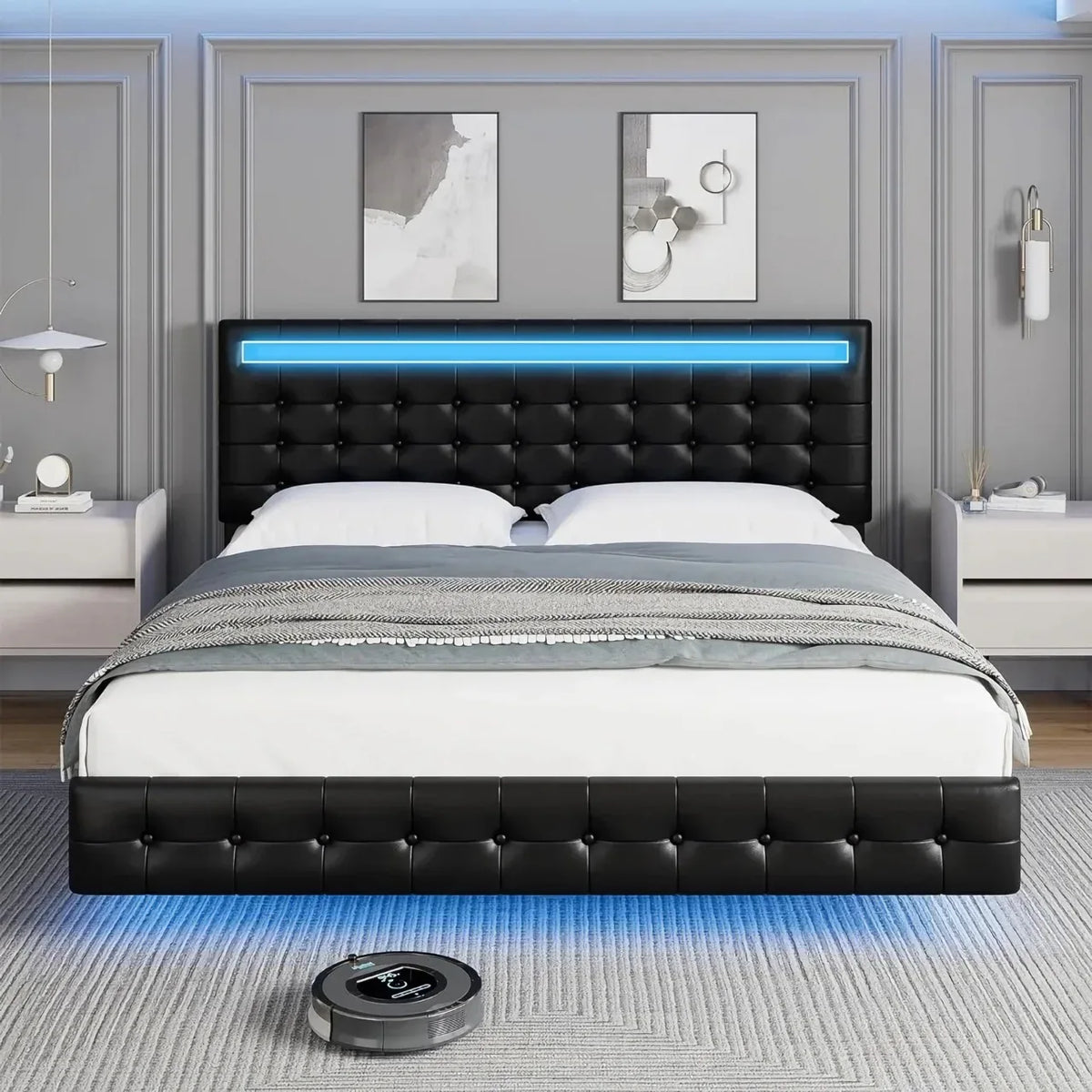 Bed with LED Lights - DSARD - DSARD