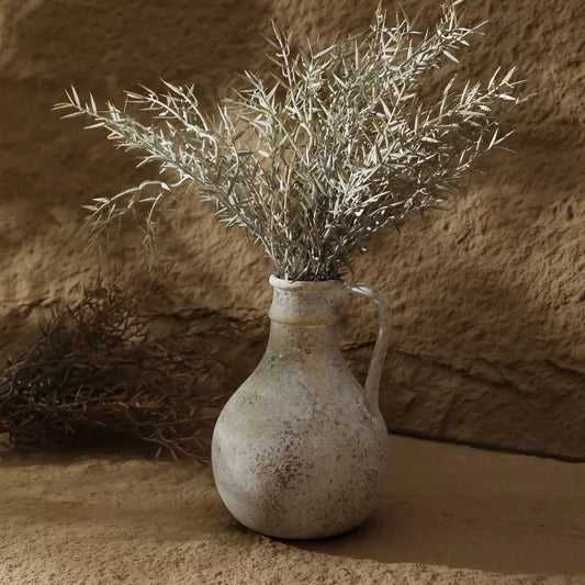 Vintage Ceramic Flower Vase 8″ – Elegant Home Décor Accent