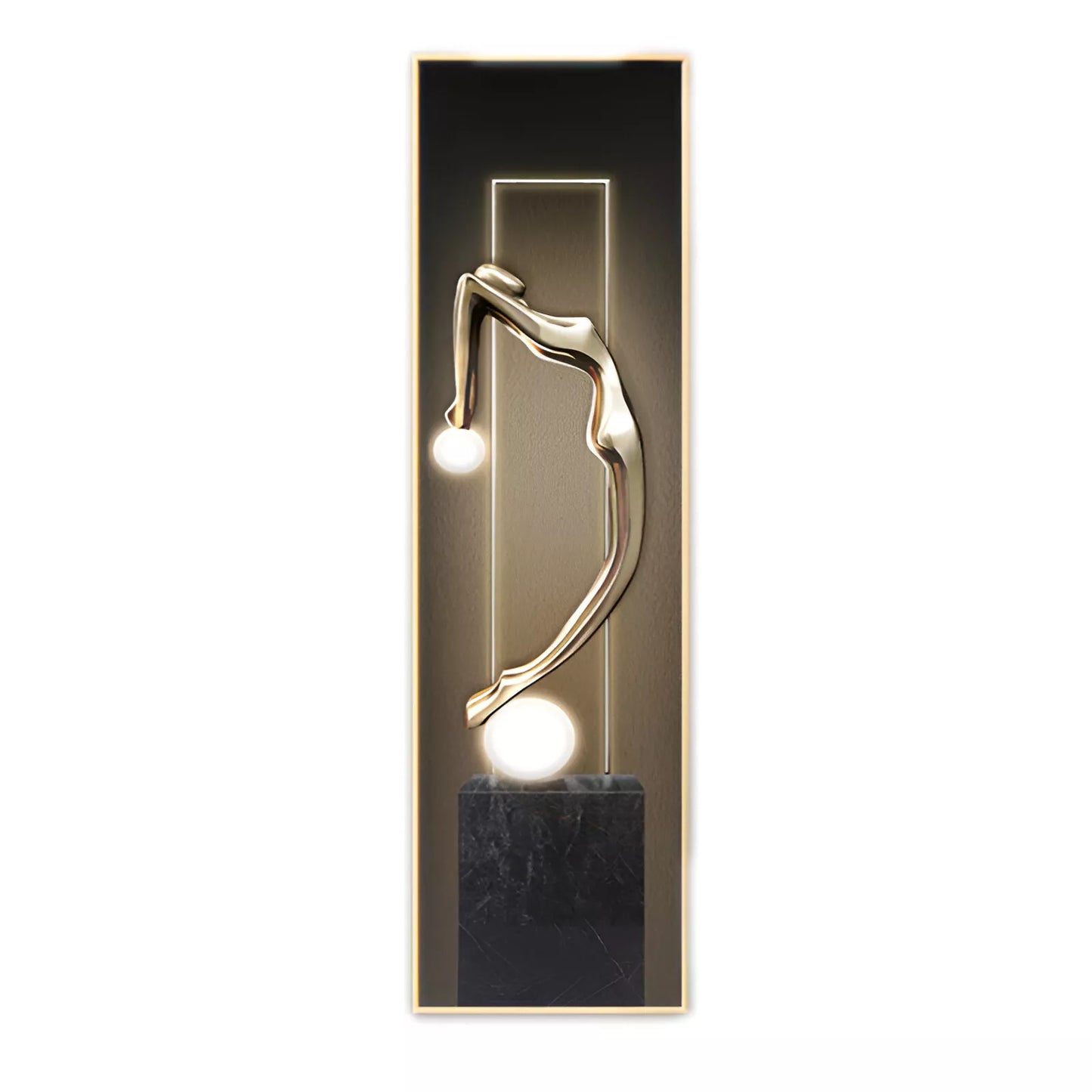 Modern LED Wall Light with Abstract Art for Living Room & Kitchen Décor