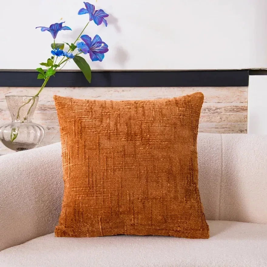Coarse Linen Seat Cushion Cover – Soft, Breathable, and Decorative Backrest Cover for Office and Car - DSARD