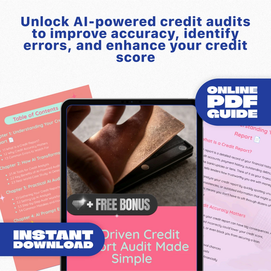 AI-Driven Credit Report Audit Guide: Step-by-Step eBook for Accurate Credit Analysis