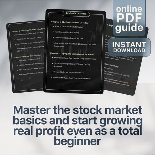 Profit Smart: Your Beginner’s Guide to Making Money in the Stock Market | Digital Guide | How to Get Profit in Stock Market eBook for Beginners