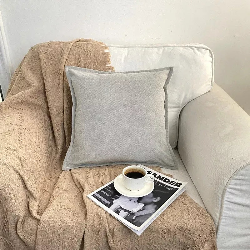 Luxury Nordic Plush Pillow Case 18×18 Inch
